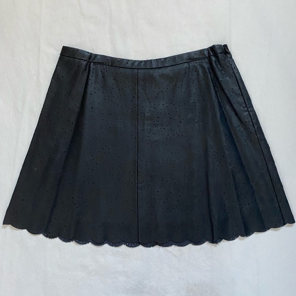 BCBG Faux Leather Mini Skirt - Picture 1 of 4